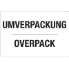 DR-Label Hinweisetikett Umverpackung/Overpack A013500L