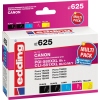 edding Tintenpatrone Kompatibel mit Canon PGI-580XXL BK/C/M/Y schwarz, cyan, magenta, gelb A013504O