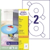 Avery Zweckform CD/DVD Etikett 100 Bl./Pack. A013505O