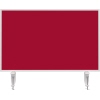 magnetoplan® Tischtrennwand VarioPin 80 x 50 cm (B x H) rot Produktbild pa_produktabbildung_1 S