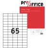 Pro/office Universaletikett weiß mit umlaufendem Rand 6.500 Etik./Pack. A013943B