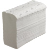Stapeln von weißen, gefalteten Scott® Papierhandtüchern in rechteckiger Form.