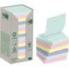Post-it® Haftnotiz Recycling Z-Notes Tower Pastell Rainbow