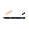 Tombow Pinselstift ABT Dual 910 in opal mit abnehmbaren Kappen und zwei Spitzen.