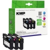 KMP Tintenpatrone Kompatibel mit Epson 27XL cyan, magenta, gelb A014270X