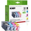 KMP Tintenpatrone Kompatibel mit Canon PGI-525PGBK/CLI-526C/CLI-526M/CLI-526Y schwarz, cyan, magenta, gelb A014313P