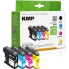 KMP Tintenpatrone Kompatibel mit Brother LC-223 schwarz, cyan, magenta, gelb