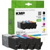 KMP Tintenpatrone Kompatibel mit HP 903XL schwarz, cyan, magenta, gelb A014314X