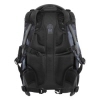 Rückenansicht eines Schulrucksacks mit gepolsterten Trägern und ergonomischem Design.