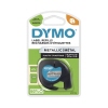 DYMO® Schriftbandkassette LT 12 mm x 4 m (B x L) Kunststoff, 100 % recycelt silber metallic A014422I