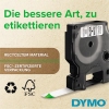 DYMO® Schriftbandkassette D1 12 mm x 7 m (B x L) transparent rot Produktbild pi_pikto_6 pi