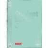 BRUNNEN Collegeblock Student Colour Code DIN A4 liniert mit Rand innen/außen mint Produktbild pa_produktabbildung_1 S