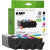 KMP Tintenpatrone Kompatibel mit HP 912XL schwarz, cyan, magenta, gelb
