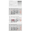 BRUNNEN Wandkalender grau/weiß Produktbild pa_produktabbildung_1 S