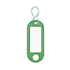 WEDO® Schlüsselanhänger 100 St./Pack. grün Produktbild pa_produktabbildung_1 S