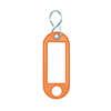 WEDO® Schlüsselanhänger 100 St./Pack. orange Produktbild pa_produktabbildung_1 S