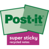 Post-it® Haftnotiz Super Sticky Recycling Notes 47,6 x 47,6 cm (B x H) 12 Block/Pack. Produktbild lg_markenlogo_1 lg