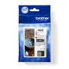 Brother Tintenpatrone LC-422 schwarz/cyan/magenta/gelb Y000282Q