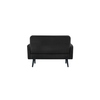Paperflow Sofa easyChair LISBOA 2 Sitzeinheiten Samt (100 % Polyester) schwarz Produktbild pa_produktabbildung_4 S