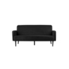 Paperflow Sofa easyChair LISBOA 3 Sitzeinheiten Samt (100 % Polyester) schwarz Produktbild pa_produktabbildung_1 S