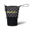 Satch Schlampermäppchen Pencil Slider 17 x 19 x 7 cm (B x H x T) Reißverschluss Polyester, 100 % recycelt schwarz Dark Skate