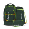 Satch Schulrucksack pack 30 x 45 x 22 cm (B x H x T) inkl. Schlamperetui, Sportbeutel 100 % Polyester dunkelgrün Green Explorer