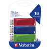Verbatim USB-Stick Slider USB 2.0 16 Gbyte Y000611K
