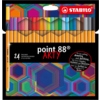 STABILO® Fineliner point 88® ARTY 24 St./Pack. Y000730K