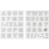 HEYDA Motivstempel Alphabet, Zahlen 47 St./Pack. Produktbild pa_produktabbildung_1 S