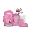 ergobag Schulranzen pack 28 x 40 x 25 cm (B x H x T) 20l Magnetschnalle inkl. Sportrucksack, Heftbox, Federmäppchen (gefüllt mit Lyra Stiften), Schlampermäppchen, 4 x Klettie Gewicht: 1.100g 100 % Polyester pink WolkenzauBär