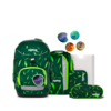 ergobag Schulranzen pack LUMI 28 x 40 x 25 cm (B x H x T) 20l Magnetschnalle inkl. Sportrucksack, Heftbox, Federmäppchen (gefüllt mit Lyra Stiften), Schlampermäppchen, 4 x Klettie Gewicht: 1.100g 100 % Polyester grün Bärtastisch