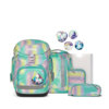 ergobag Schulranzen pack REFLEX GLOW 28 x 40 x 25 cm (B x H x T) 20l Magnetschnalle inkl. Sportrucksack, Heftbox, Federmäppchen (gefüllt mit Lyra Stiften), Schlampermäppchen, 4 x Klettie Gewicht: 1.100g 100 % Polyester mint ZauBärwelt