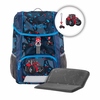Step by Step Kindergartenrucksack KID 26 x 35 x 17 cm (B x H x T) 13l inkl. Sitzkissen, 2 MAGIC MAGS Polyester grau/blau/rot Tractor Freddy