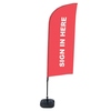 Showdown® Displays Werbesegel SIGN IN HERE Y000914B