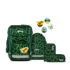 ergobag Schulranzen cubo 28 x 38 x 25 cm (B x H x T) 19l Magnetschnalle inkl. Sportbeutel, Federmäppchen (gefüllt mit Lyra Stiften), Schlampermäppchen, 4 x Klettie Gewicht: 1.100g 100 % Polyester grün BärRex