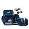 ergobag Schulranzen cubo light 28 x 39 x 25 cm (B x H x T) 19l Magnetschnalle inkl. 2 x Zip-Seitentasche, Sportbeutel, Federmäppchen (gefüllt mit Lyra Stiften), Schlampermäppchen, 4 x Klettie Gewicht: 780g 100 % Polyester dunkelblau VerfolgBärjagd