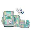 ergobag Schulranzen cubo light REFLEX GLOW 28 x 39 x 25 cm (B x H x T) 19l Magnetschnalle inkl. 2 x Zip-Seitentasche, Sportbeutel, Federmäppchen (gefüllt mit Lyra Stiften), Schlampermäppchen, 4 x Klettie Gewicht: 780g 100 % Polyester mint ZauBärwelt