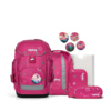 ergobag Schulranzen maxi 28 x 43 x 25 cm (B x H x T) 24l Magnetschnalle inkl. Sportrucksack, Federmäppchen (gefüllt mit Lyra Stiften), Schlampermäppchen, 4 x Klettie Gewicht: 1.100g 100 % Polyester pink SternzauBär