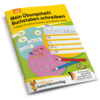Übungsheft mit buntem Cover und Übungen zum Buchstaben Schreiben für die 1. Klasse.