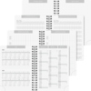 Schülerkalender 2025/2026 mit Spiralbindung und mehreren offenliegenden Seiten.
