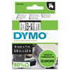 DYMO® Schriftbandkassette D1 9 mm x 7 m (B x L) weiß schwarz Produktbild pa_produktabbildung_3 S