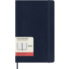 Blauer Moleskine Buchkalender 2026 Softcover mit Gummiband und Datumsangabe auf dem Cover.
