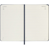 Offene Ansicht eines Moleskine Buchkalenders mit wöchentlichen Notizseiten.