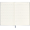 Offene Seitenansicht eines Moleskine Buchkalenders mit Wochenübersicht für Juli 2026.