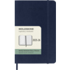 Blaues Softcover-Buchkalender mit Gummiband, beschriftet mit "2025-26".