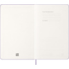 Innenseiten eines Moleskine Buchkalenders im DIN A5 Format, offen gezeigt mit leeren Seiten.