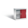 C+P Schiebetürenschrank Acurado 800 x 720 x 400 mm (B x H x T) lichtgrau rubinrot Produktbild pa_produktabbildung_2 S