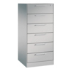 C+P Karteischrank Asisto 562 x 1.298 x 600 mm (B x H x T) DIN A5 quer