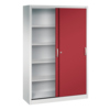 C+P Schiebetürenschrank Acurado 1.200 x 1.950 x 400 mm (B x H x T) lichtgrau rubinrot Produktbild pa_produktabbildung_2 S