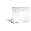 C+P Schiebetürenschrank Acurado 3 Ordnerhöhen 1.200 x 1.200 x 500 mm (B x H x T) lichtgrau Y001503Y